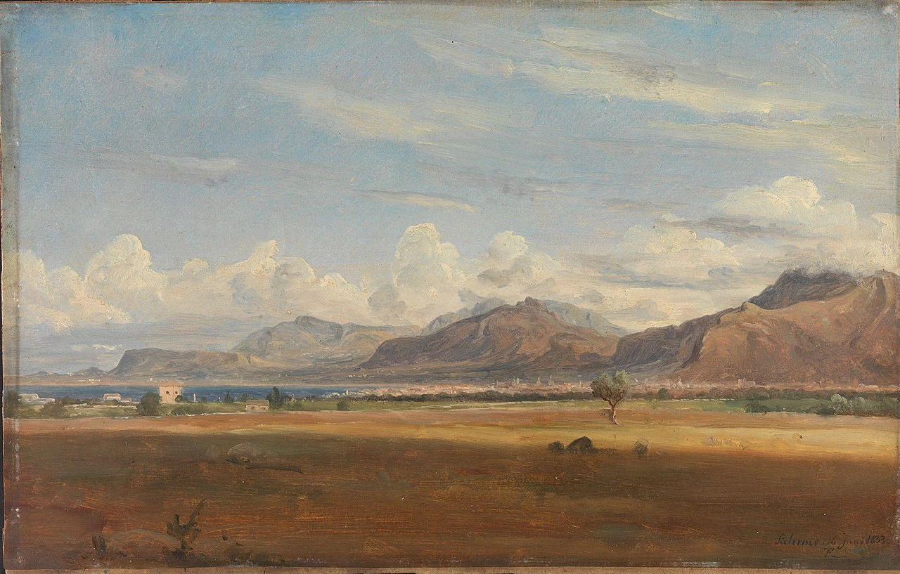 Veduta di Palermo - 1834, National Museum Oslo